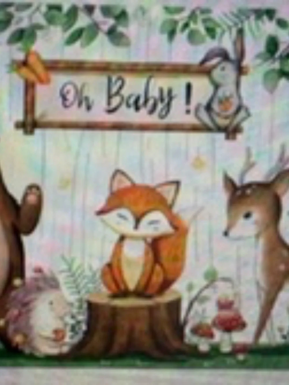 Baby Shower Decorations  Supplies Woodland Theme with critters